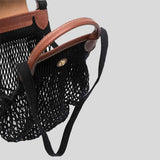 LONGCHAMP Le Pliage Filet L Mesh Bag Black 10121HVH