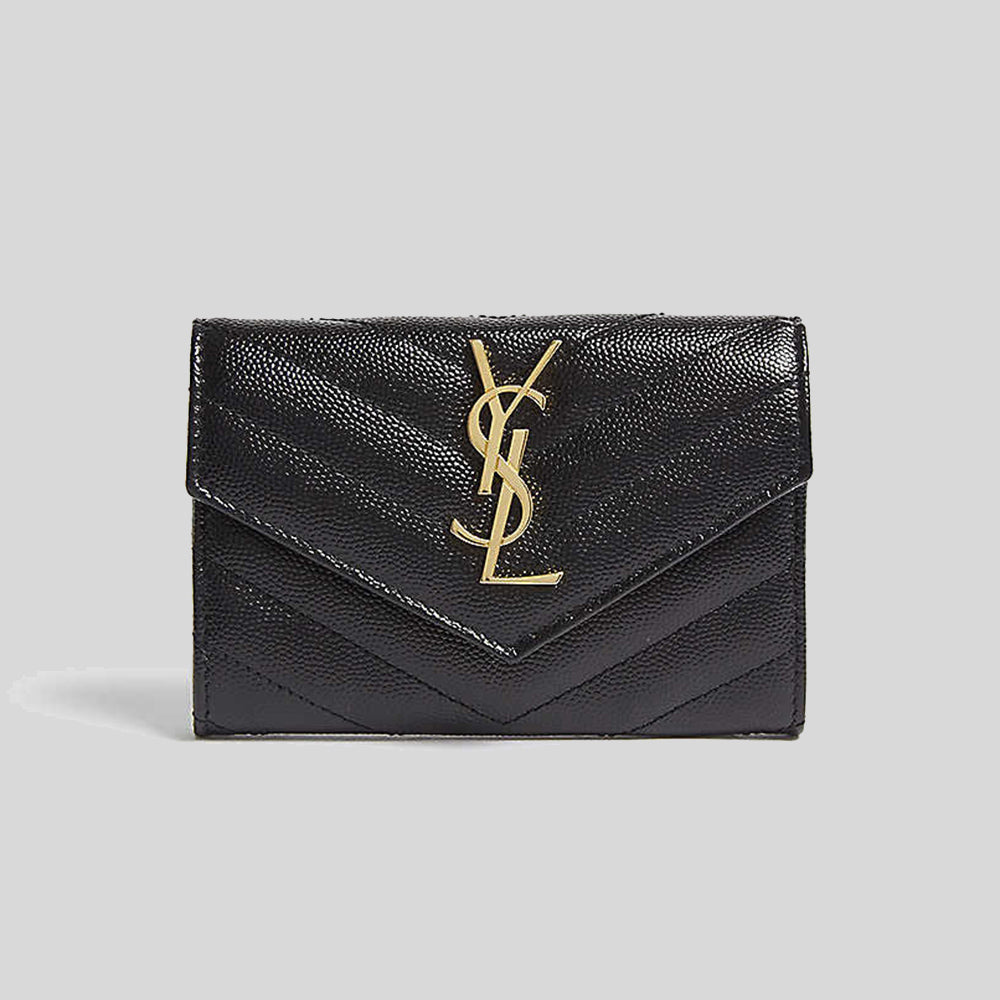 cassandre matelassé zip around wallet in grain de poudre embossed leather