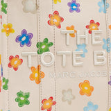 MARC JACOBS Daisy Canvas Medium Tote Bag White Multi 2P5HTT010H03
