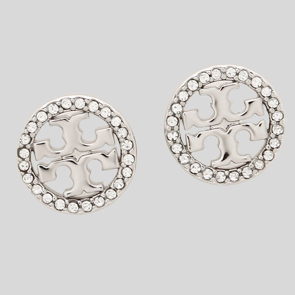 Tory burch crystal stud earrings clearance