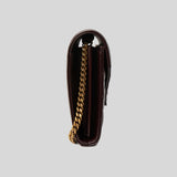 SAINT LAURENT YSL Chain Wallet In Calf Leather Lava Falls 620280AAD12