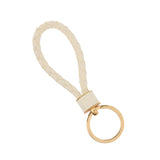 BOTTEGA VENETA Intreccio Key Ring Camomille 651820 lussocitta lusso citta