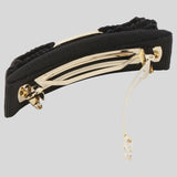 FERRAGAMO Vara Bow Hairclip Ferm Bello Black/Gold 662681