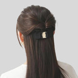 FERRAGAMO Vara Bow Hairclip Ferm Bello Black/Gold 662681