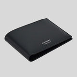 FERRAGAMO Classic  Men's Leather Bifold Wallet Black 770089