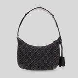 GUCCI Horsebit Slim Small Shoulder Bag Black 774719