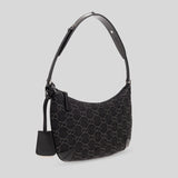 GUCCI Horsebit Slim Small Shoulder Bag Black 774719