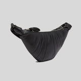 LEMAIRE Small Croissant Bag Soft Nappa Leather Black BG0003LL095