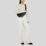LEMAIRE Small Croissant Bag Soft Nappa Leather Black BG0003LL095