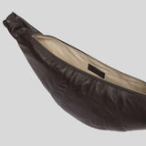 LEMAIRE Small Croissant Bag Soft Nappa Leather Dark Chocolate BG0003LL095