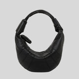 LEMAIRE Mini Fortune Croissant Bag Soft Nappa Leather Black BG0125LL095