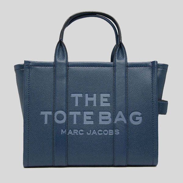 MARC JACOBS The Leather Medium Tote Bag Blue Sea H004L01PF21 lussocitta lusso citta