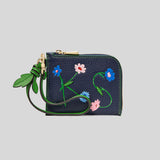 KATE SPADE In The Garden Card Case Wristlet Parisian Navy Multi KJ880