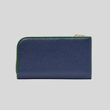 KATE SPADE In The Garden Small Slim Bifold Wallet Parisian Navy Multi KJ893