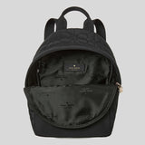 KATE SPADE Spade Flower Quilted Fabric Small Backpack Black KK158
