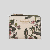 KATE SPADE Madison Floral Small L Zip Wallet Meringue Multi KL865