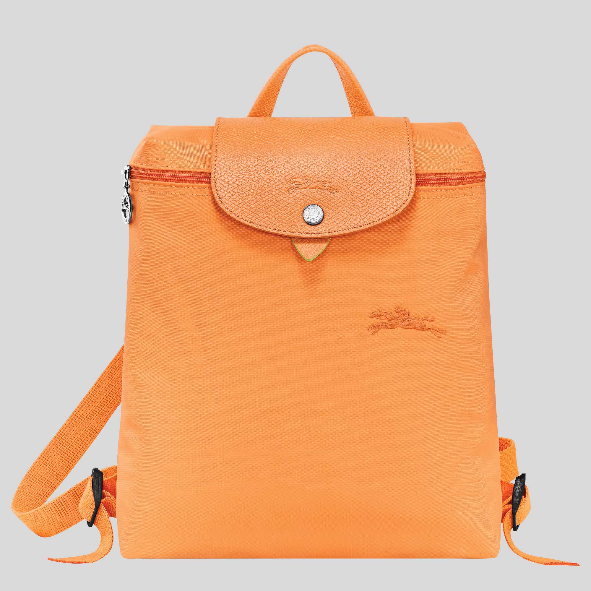 LONGCHAMP Le Pliage Green M Backpack Tangerine Orange