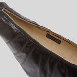 LEMAIRE Medium Croissant Bag Soft Nappa Leather Dark Chocolate BG0001LL095