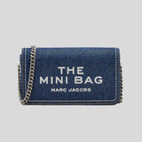 MARC JACOBS The Denim Chain Mini Bag Dark Wash 2F4SMN010S03