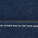 MARC JACOBS The Denim Chain Mini Bag Dark Wash 2F4SMN010S03