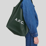 A.P.C. Ninon Tote Bag Vert Fonce M61565