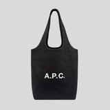 A.P.C. Ninon Canvas Small Tote Bag Black COZZS-M61861