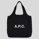 A.P.C. Ninon Canvas Tote Bag Noir Black COZZS-M61565