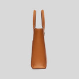 BURBERRY Grainy Leather Micro Frances Tote Warm Russet 80627021