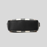 BURBERRY Men's ML Paddy V Check Crossbody Bag Taupe Brown 80845581