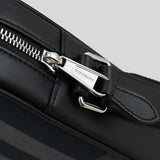 BURBERRY Men's ML Paddy V Check Crossbody Bag Navy 80840621