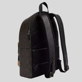 COACH West Backpack In Blocked Signature Canvas Walnut/Tan CAB59