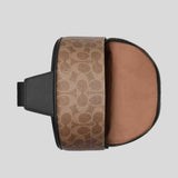 COACH West Pack In Blocked Signature Canvas Sand/Tan CAB60