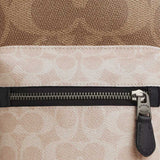 COACH West Pack In Blocked Signature Canvas Sand/Tan CAB60