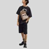 COACH West Pack In Blocked Signature Canvas Sand/Tan CAB60