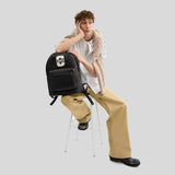 COACH West Backpack With Varsity Motif Black/Chalk CAK16