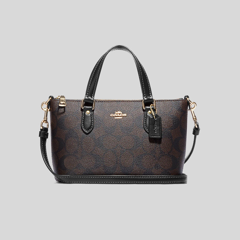 Dark brown coach crossbody Clearance