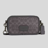COACH Wyatt Crossbody Bag In Signature Canvas Grey/Charcoal CW365
