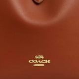 COACH Hadley Turnlock Tote Tan CBH00