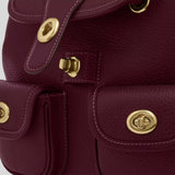 COACH Hadley Backpack Dark Wine CBH09