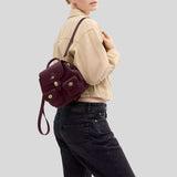 COACH Hadley Backpack Dark Wine CBH09