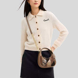 COACH Carmen Mini Crossbody Bag With Patchwork Mushroom Multi CCE62