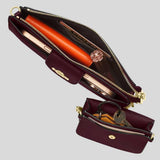 COACH Poppy Crossbody Bag Dark Wine CCK65