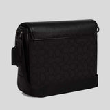 COACH Sprint Map Bag 25 In Signature Jacquard Black CE534