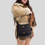 COACH Hadley Convertible Crossbody Bag Black CW002