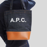 A.P.C. Axel Small Unisex Tote Bag Caramel CODDPM61568CAF