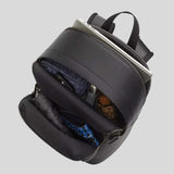 COACH West Backpack In Signature Canvas With Varsity Stripe Charcoal/Denim/Chalk CV922