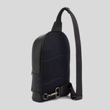 COACH West Pack In Signature Canvas With Varsity Stripe Charcoal/Denim/Chalk CV923