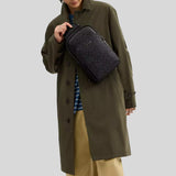 COACH Ethan Pack In Signature Canvas Charcoal Black CZ393