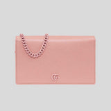 GUCCI GG Marmont Mini Chain Bag Pink 497985