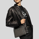 GUCCI GG Supreme Ophidia Unisex Mini Clutch Crossbody Bag Grey 795467